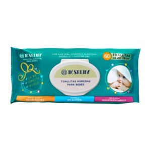 TOALLITAS HUMEDAS PARA BEBES 60 unid.