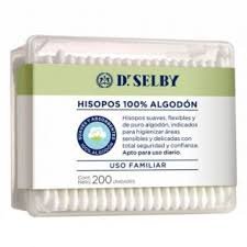 HISOPOS 100% ALGODÓN - 200 unidades 200 unid.