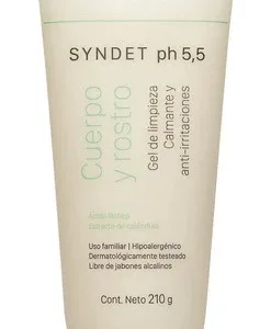 SYNDET PH 5,5 GEL DE LIMPIEZA PARA CUERPO Y ROSTRO 210 g.