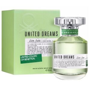 Perfume Benetton Live Free Dama  Edt 80ml